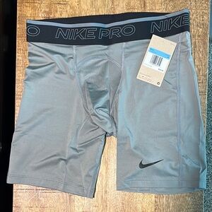 Nike Pro Silver Compression Shorts